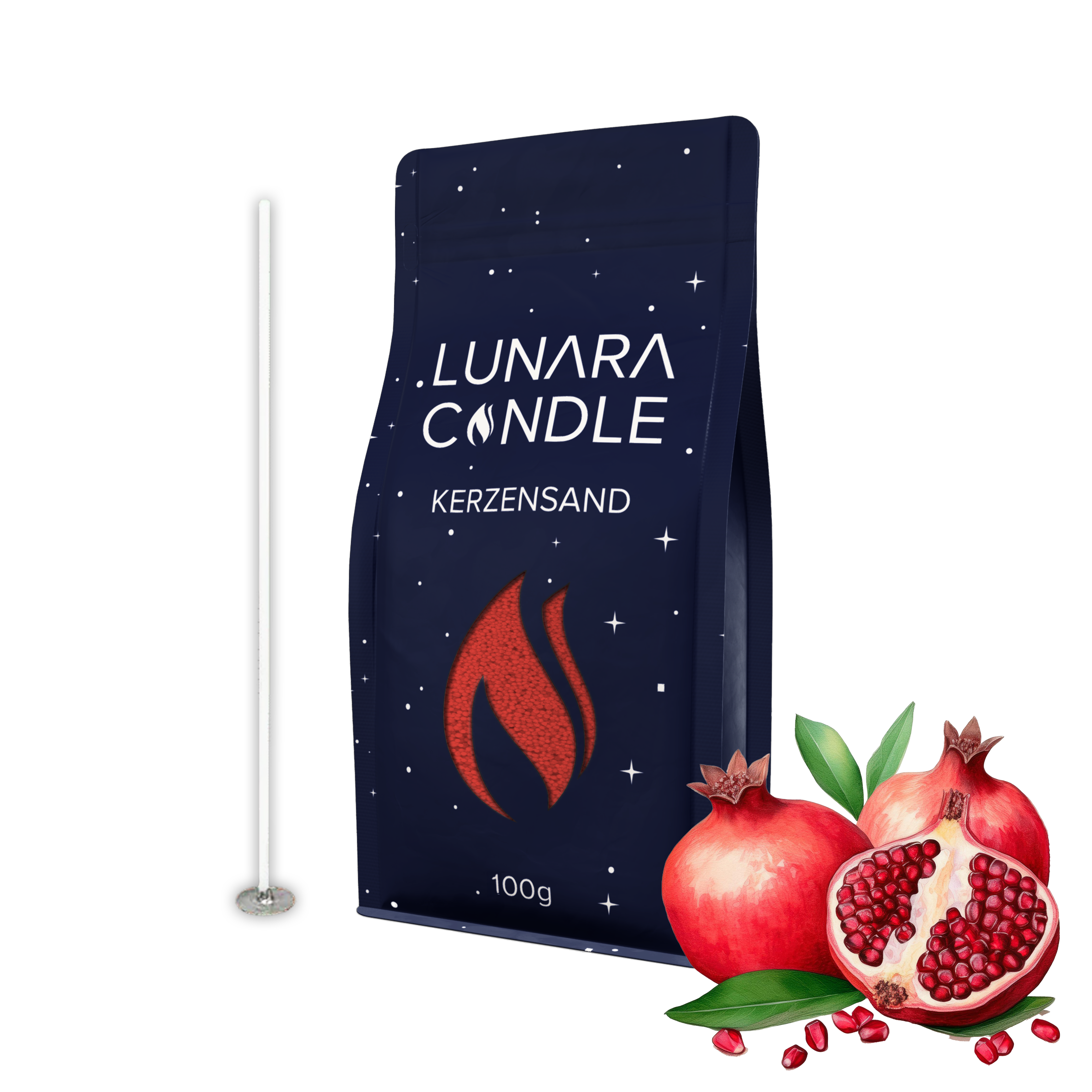 Kerzensand - Granatapfel 100g Probe