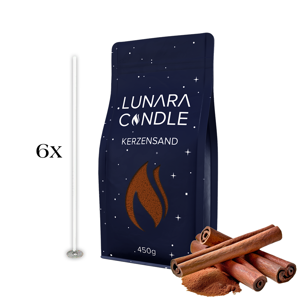 Kerzensand - Zimt - Lunara Candle