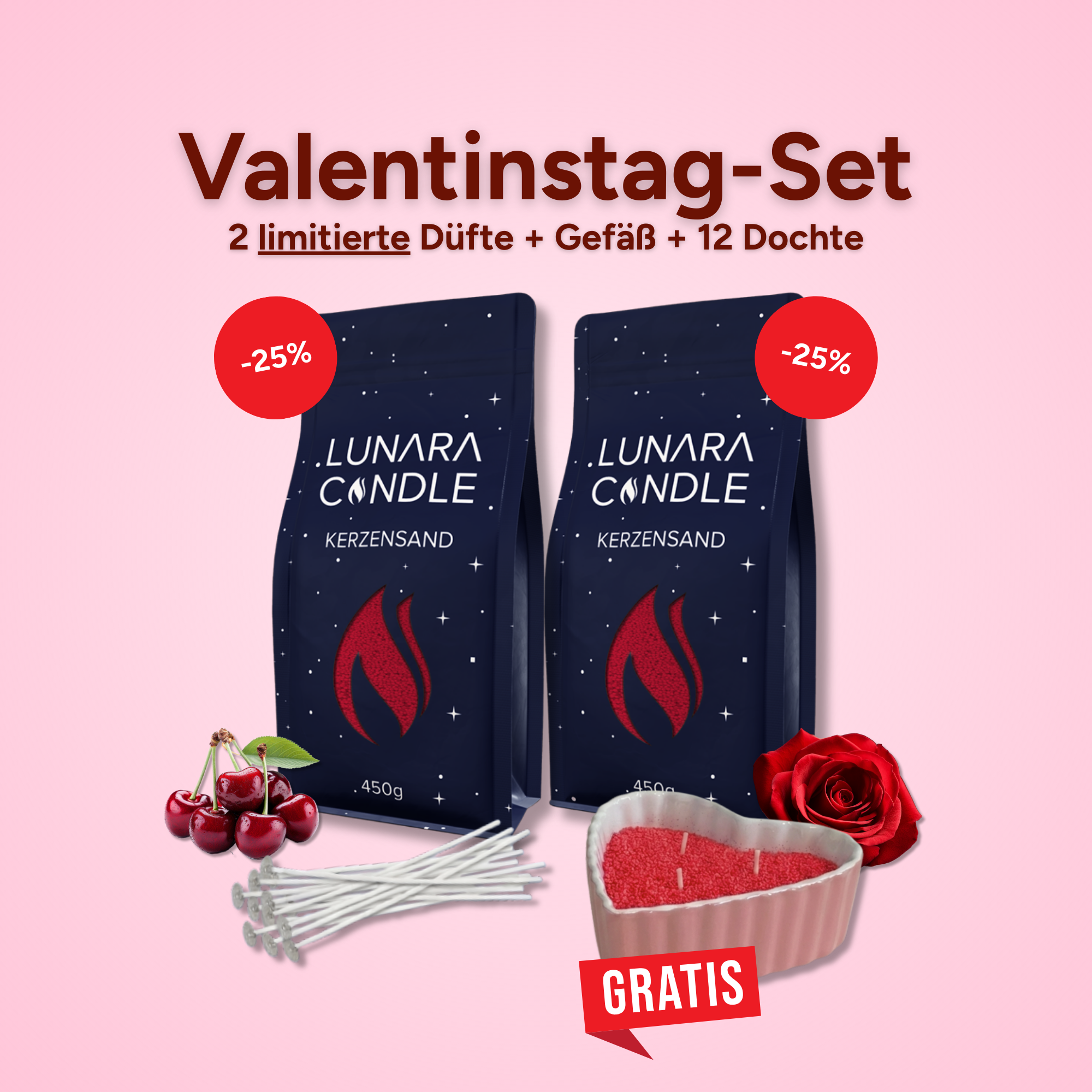 Valentinstag Set