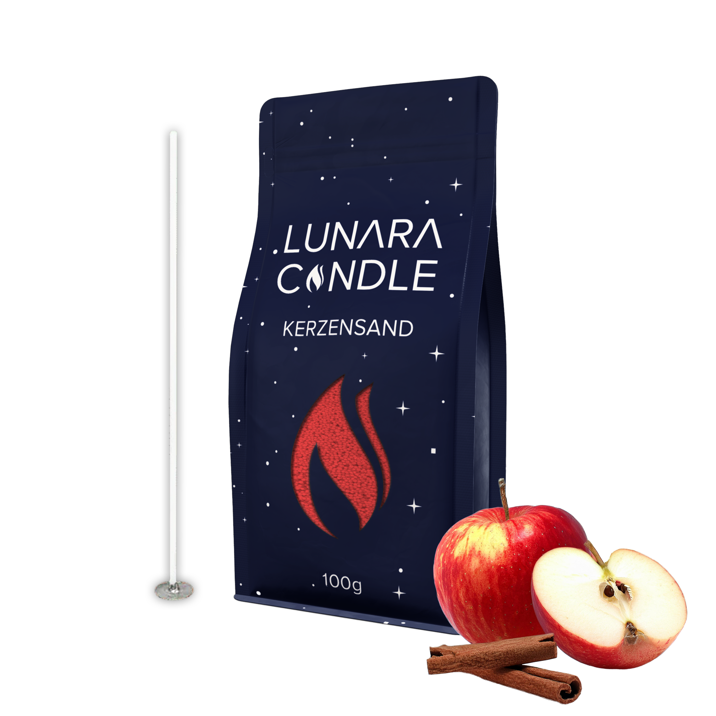 Kerzensand - Apfel Zimt 100g Probe