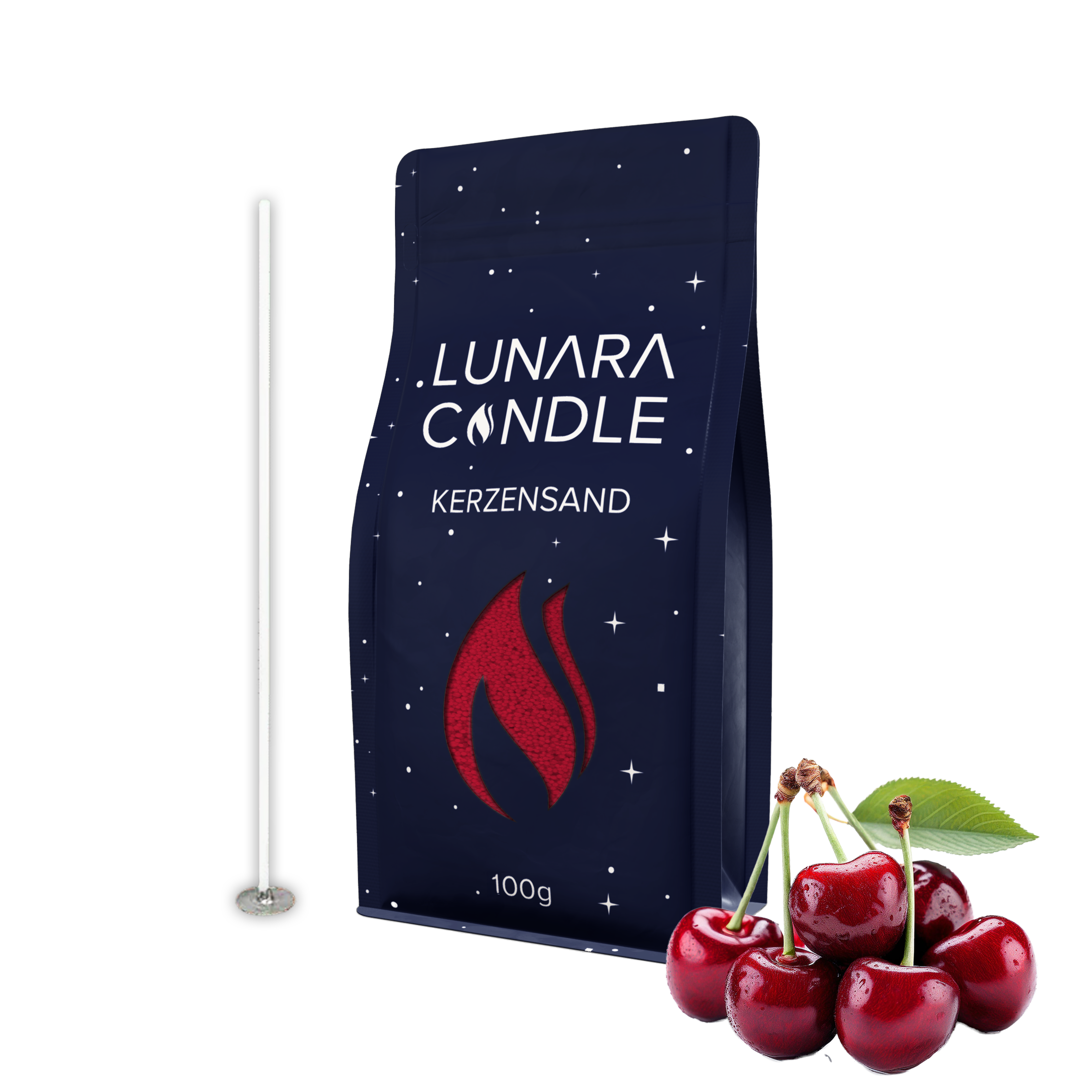 Kerzensand - Kirsche 100g Probe