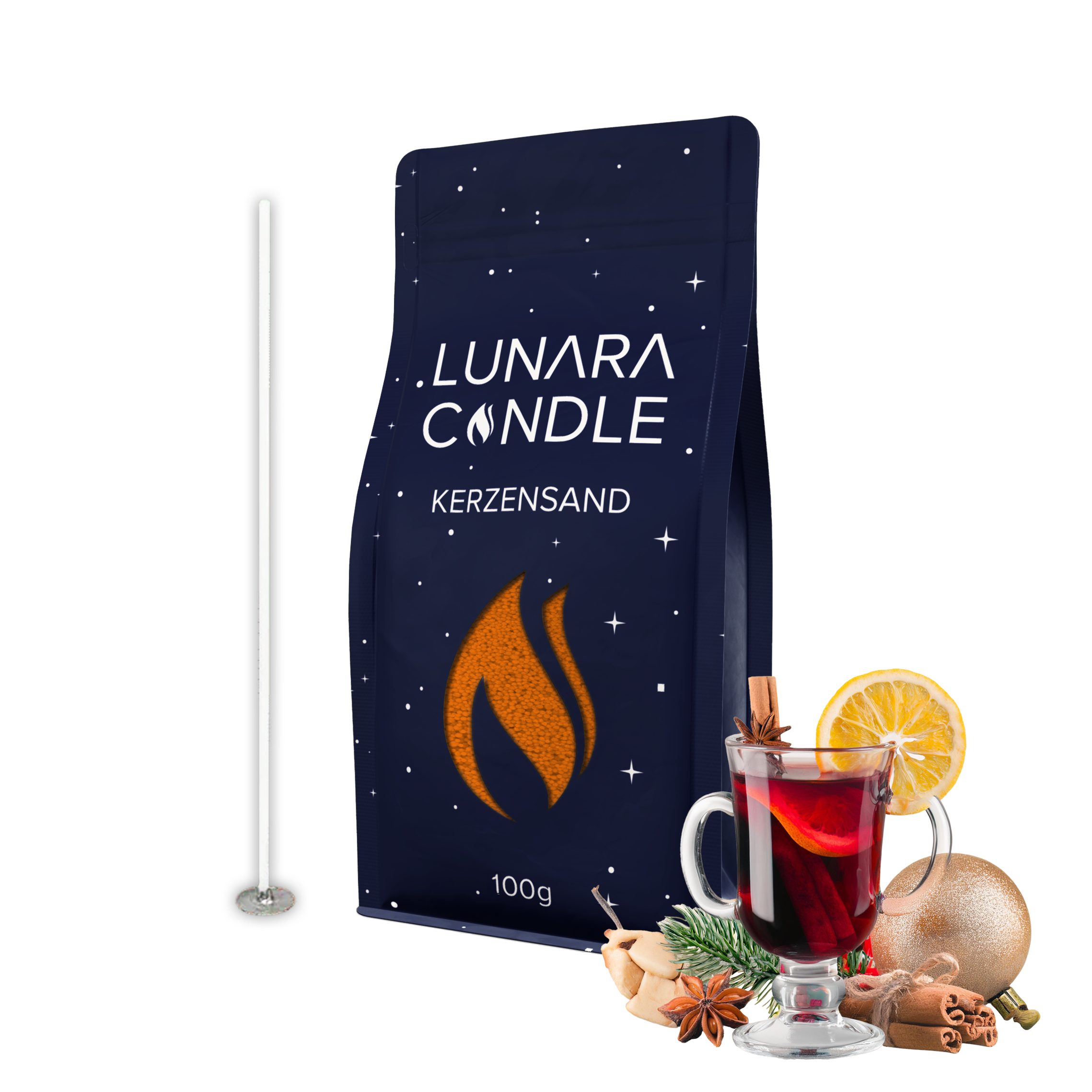 Kerzensand - Weihnachtszauber 100g Probe