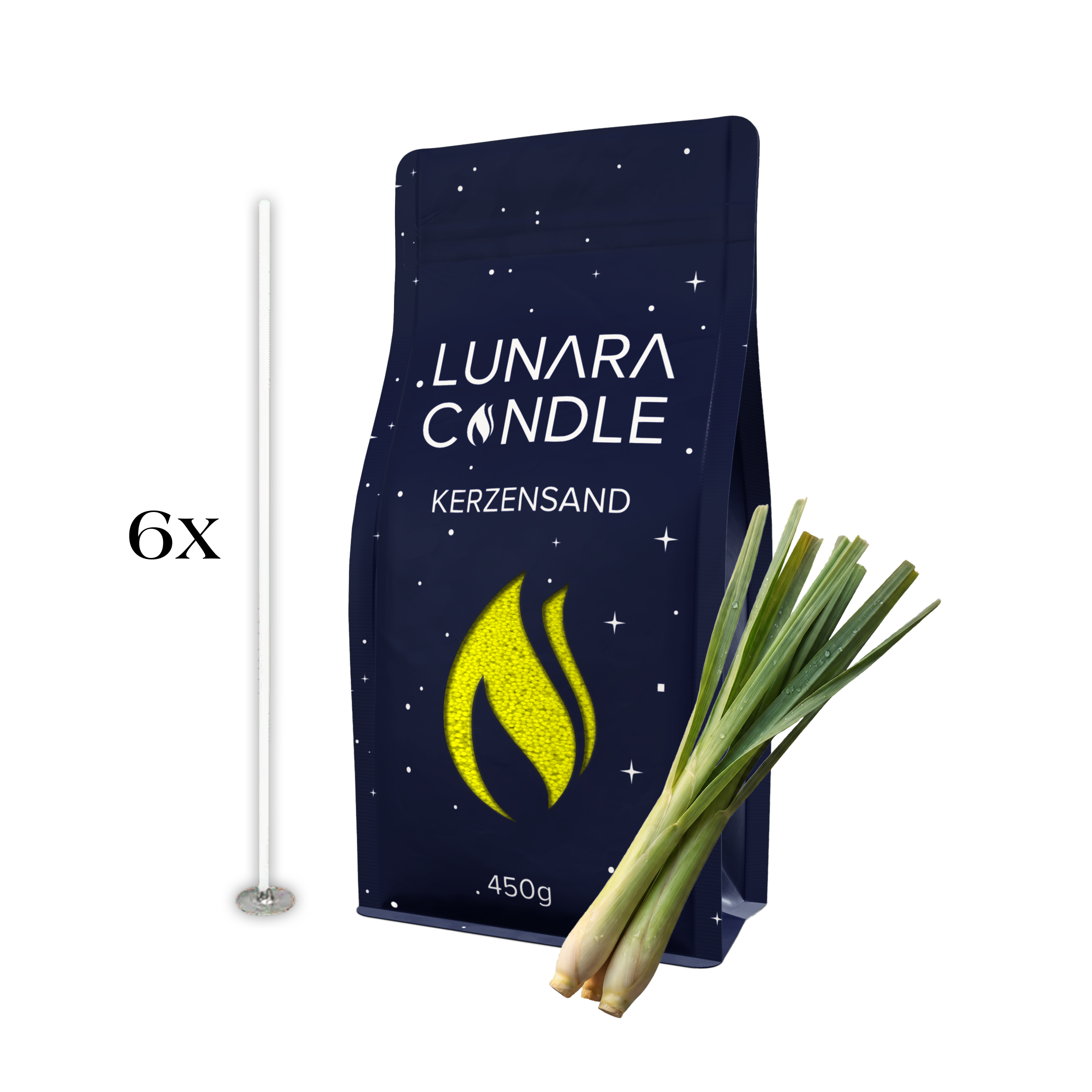 Kerzensand - Lemongras 450g