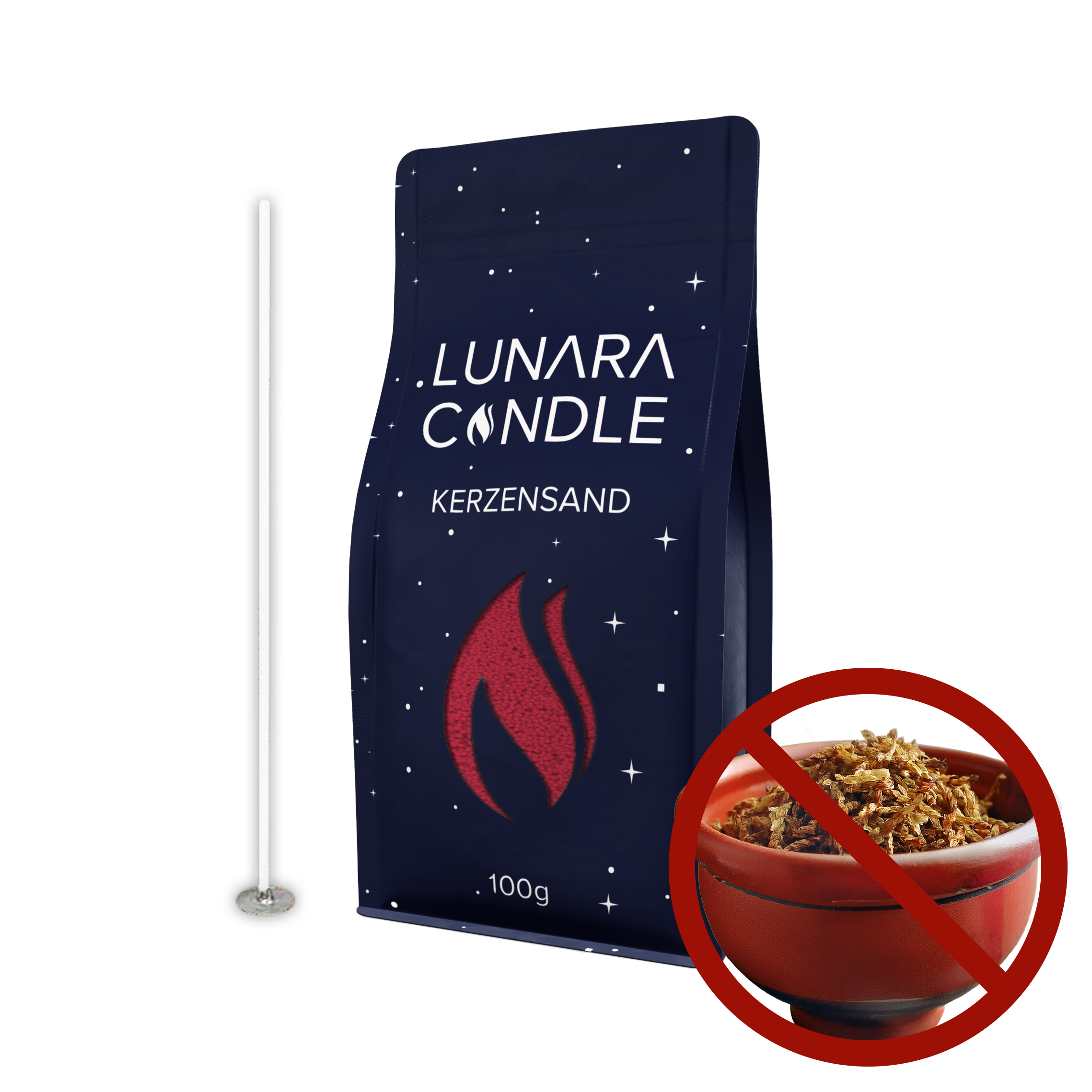 Kerzensand - Anti-Tabak 100g Probe